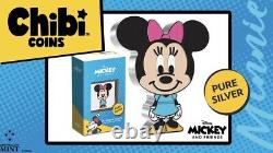 ChibiT Coin Collection Disney Series Minnie Mouse 1oz Silver Coin IN HAND