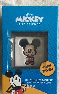 Chibi Coin Collection Disney SeriesMickey Mouse 1oz Silver Coin #721 of 2000