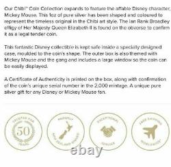 Chibi Coin Collection Disney Series Mickey Mouse 1oz Silver Coin