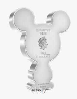 Chibi Coin Collection Disney Series Mickey Mouse 1oz Silver Coin IN HAND