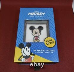 Chibi Coin Collection Disney Series Mickey Mouse 1oz Silver Coin In Hand
