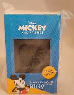 Chibi Coin Collection Disney Series Mickey Mouse 1oz Silver Coin NEW IN HAND