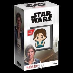 Chibi Coin Collection Star Wars Series Han Solo 1oz Silver Coin LIMITED EDITION