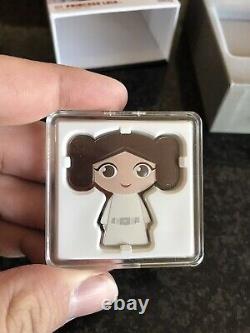 Chibi Coin Collection Star Wars Series Princess Leia 1oz Silver Coin SOLD OUT