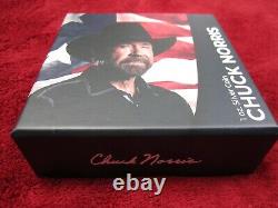 Chuck Norris 5-Principles Collectable Coin 1 Troy Ounce. 999 Fine Silver Coin