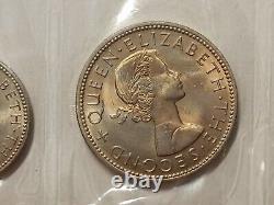 Coins of New Zealand 1965, Uncirculated Coins set, Made by the Royal Mint, London