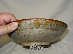 Collectable LEN CASTLE New Zealand Studio Pottery large 10.5 Bowl / Dish