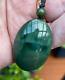 Collectible Nz Maori Chatoyant Flawless Pounamu Greenstone Nephrite Jade Pendant