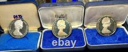 Collection Of 21 Coins NZ One Dollar /QUEEN 1967/1986 British Commonwealth Games