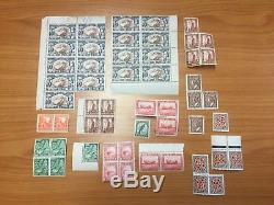 Collection of 1935 KGV New Zealand Definitive Series Blocks Single Stamps MUH