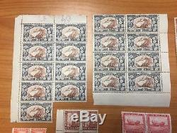 Collection of 1935 KGV New Zealand Definitive Series Blocks Single Stamps MUH