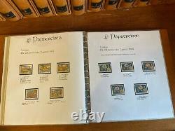 Collection of stamps & envelopes (18 albums) of Pope John Paul II trips/travel
