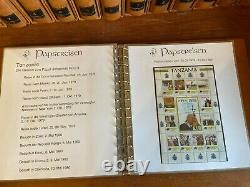 Collection of stamps & envelopes (18 albums) of Pope John Paul II trips/travel