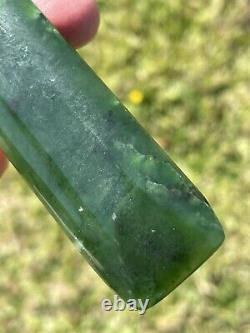 Core MARSDEN JADE New Zealand Maori Pounamu Nephrite STRAIGHT Bound Toki Adze