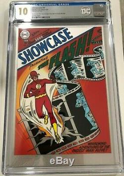 DC Comics Showcase #4 1st App Of Flash 35g Silver Foil Cgc 10 Gem Mint