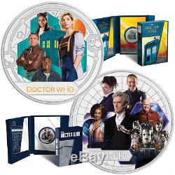 DOCTOR WHO SEASON 10 & 11 (2017/2018) Niue 2x 1oz silver proof coin