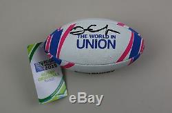 Dan Carter Signed Mini Rugby Ball Autograph New Zealand Union All Blacks COA