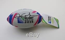 Dan Carter Signed Mini Rugby Union Ball Autograph New Zealand All Blacks COA