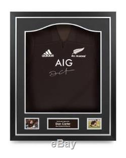 Dan Carter Signed Shirt New Zealand Framed Autograph Jersey Memorabilia COA