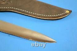 Early B. W. Baker Original Custom Knife Dagger + Sheath New Zealand Pre Svord