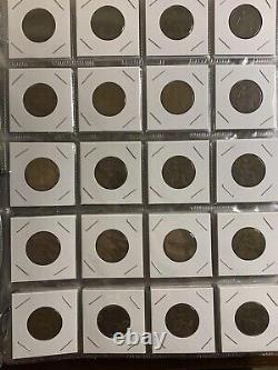 Extensive near Complete Half Penny Collection From 3 Countries! 149 Coins