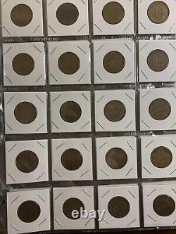 Extensive near Complete Half Penny Collection From 3 Countries! 149 Coins