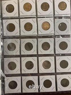 Extensive near Complete Half Penny Collection From 3 Countries! 149 Coins