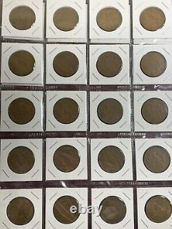 Extensive near Complete One Penny Collection From 3 Countries! 149 Coins