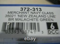 FARISH 372-313 Merchant Navy 35021 New Zealand Line BR Green Lined E/C DCC REA