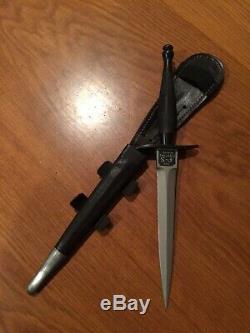 Fairbairn Sykes 1st Pattern Commando Stiletto Dagger & Sheath Very Rare #d VTG