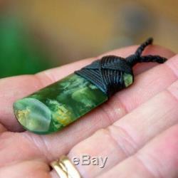 Fantastic Small Flower Jade Toki, Authentic Traditional New Zealand Handcraft