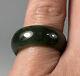 Fine Maori New Zealand hand carved Nephrite Jade Pounamu Finger Ring 20th c
