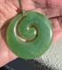 Flawless Large Gem Nz Maori Kahurangi Pounamu Greenstone Jade Koru