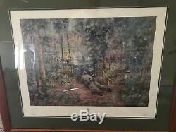 Fully framed and signed New Zealand SAS Limited Edn Artists Print by Ian Brown