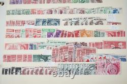 GB Australia & Nz Collection Of 3400+ Stamps All Used Heavy Duplication
