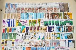 GB Australia & Nz Collection Of 3400+ Stamps All Used Heavy Duplication