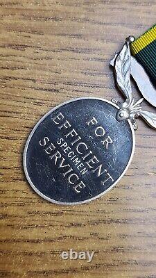 George V Efficiency Medal NEW ZEALAND marked SPECIMEN