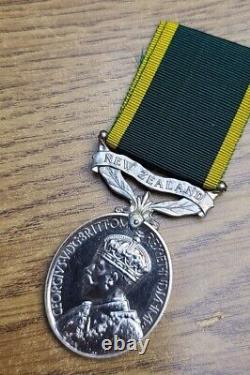 George V Efficiency Medal NEW ZEALAND marked SPECIMEN