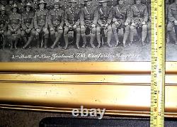 Giant Vintage ww 1 photo 1917 3rd Battalion New Zealand inc photographers name