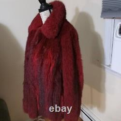 Glamourous Sexy New Zealand Opposum Fur Jacket Coat. Thick Soft Dense Pelts. Sz MD