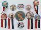 Good Lot Vintage Badges British Royal Tours of New Zealand + RARE Compact Mirror