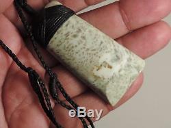 Greenstone Jade Pounamu Nephrite Maori AUTHENTIC KOKOPU TOKI New Zealand ADZE