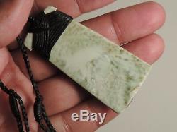 Greenstone Jade Pounamu Nephrite Maori AUTHENTIC KOKOPU TOKI New Zealand ADZE