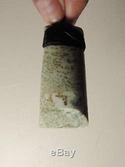 Greenstone Jade Pounamu Nephrite Maori AUTHENTIC KOKOPU TOKI New Zealand ADZE