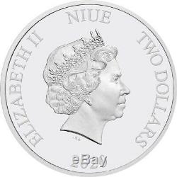 HARRY POTTER HOGWARTS CASTLE 2020 Niue 1oz silver coin