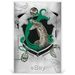HARRY POTTER HOUSE BANNERS 2020 Niue 5g silver foil SET OF 4