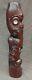Hand Carved Native New Zealand Maori People Tribal Figure Statue Wood Carving