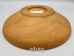 Hand-Crafted MCM Kauri Wood Bowl from New Zealand, Used, Great Condition