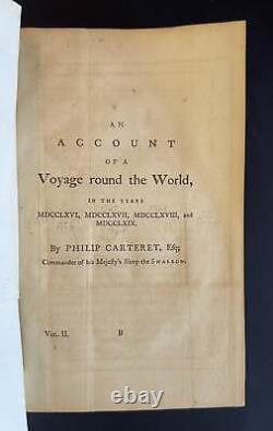Hawkesworth, Account of Voyages Southern Hemisphere 1785 Cook New Zealand plates