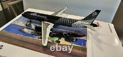 Herpa Air New Zealand A320-232 1200 554367 All Blacks Colors ZK-OAB